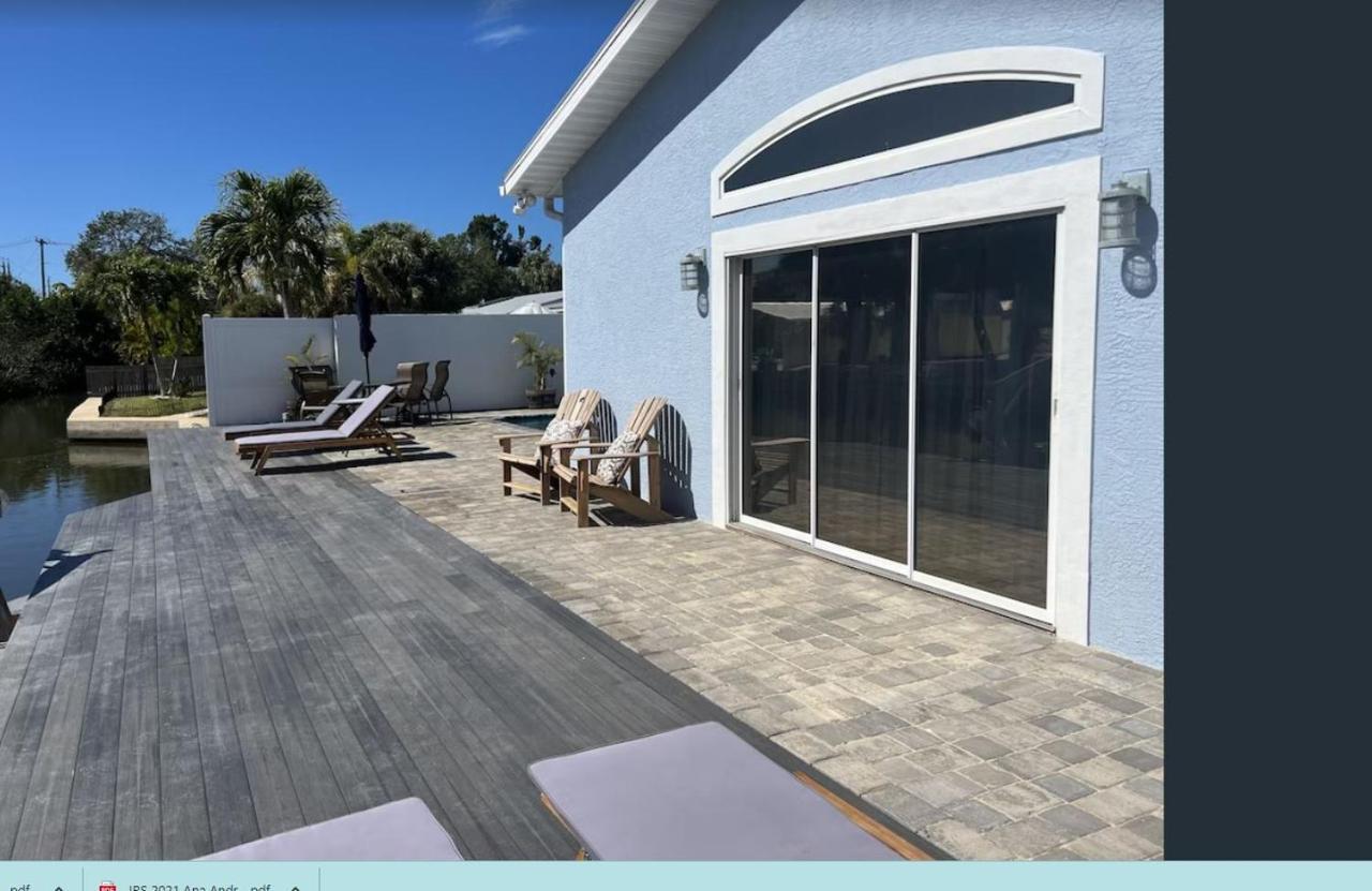 Pool/Waterfront Home 5 Min Walk To Siesta Key Village And Beach Exterior foto